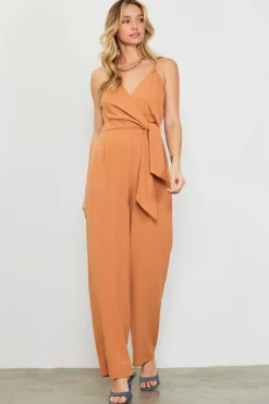 Waist Tie Detail Sleeveless Jumpsuit*SKIES ARE BLUE New