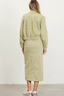 Washed Cotton Twill Jacket*SKIES ARE BLUE Discount
