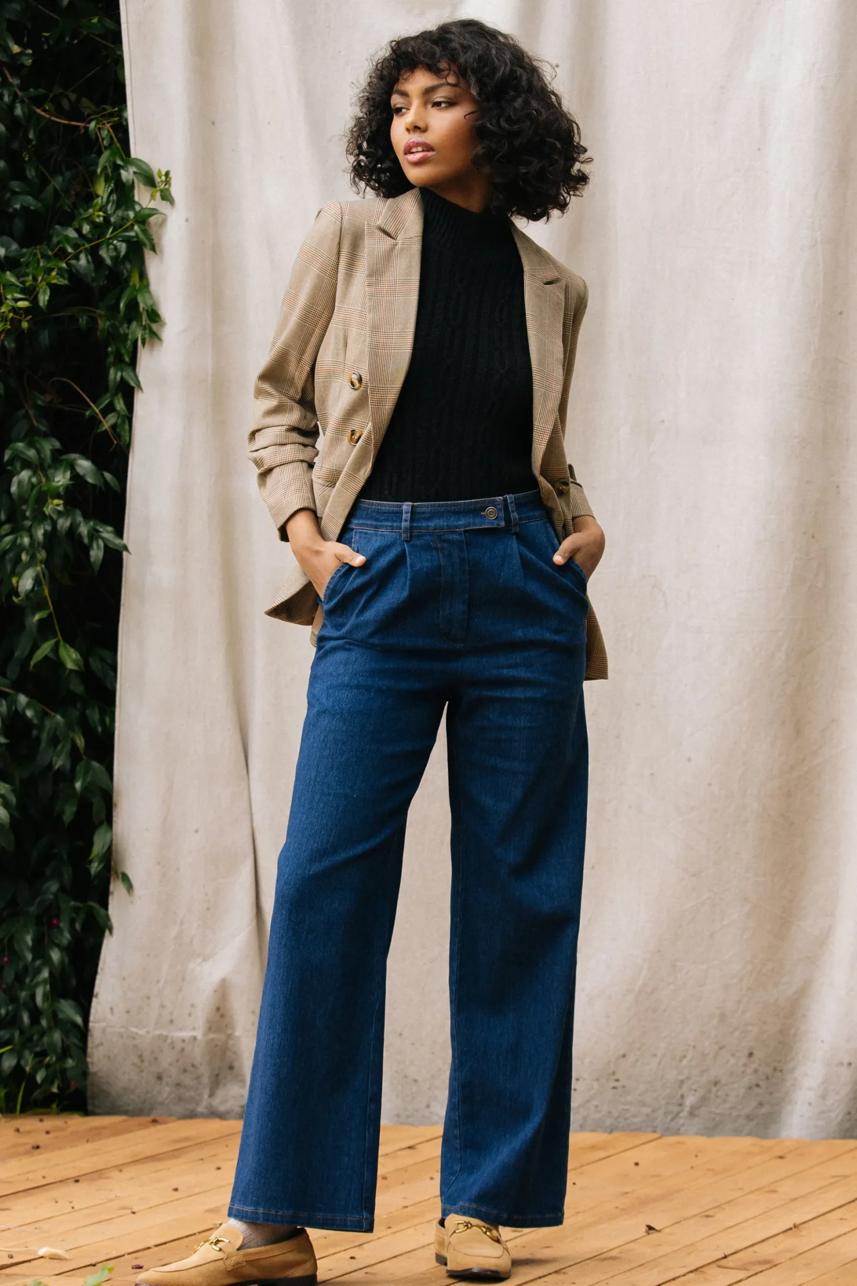 Washed Denim Pants*SKIES ARE BLUE Online