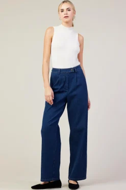 Washed Denim Pants*SKIES ARE BLUE Online