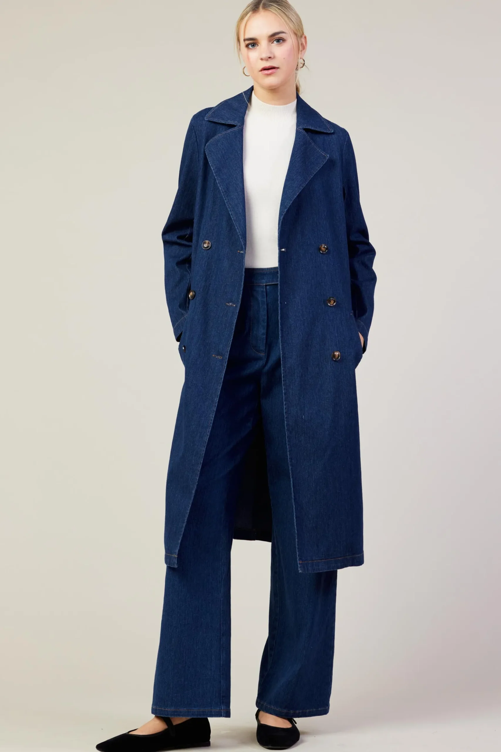 Washed Denim Pants*SKIES ARE BLUE Online