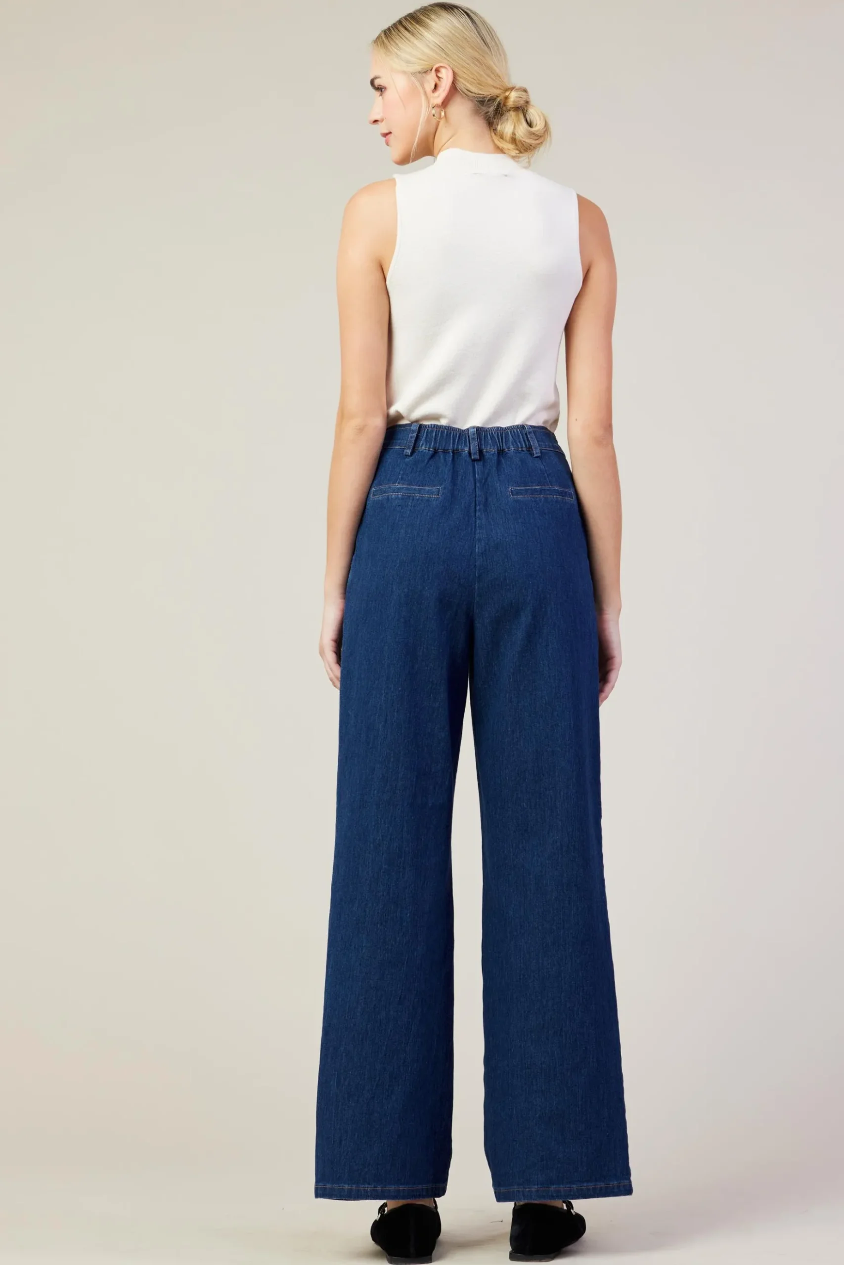 Washed Denim Pants*SKIES ARE BLUE Online
