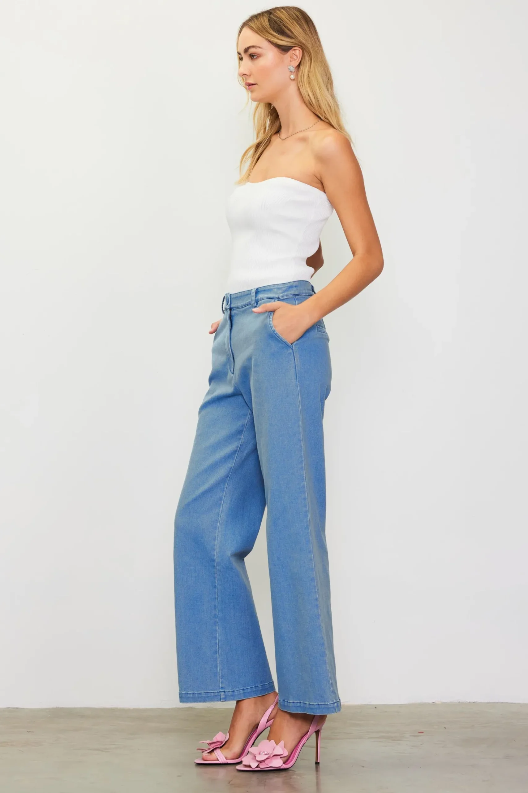 Washed Trousers*SKIES ARE BLUE Hot