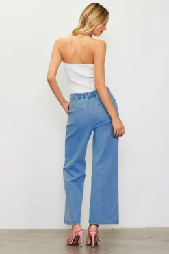 Washed Trousers*SKIES ARE BLUE Hot